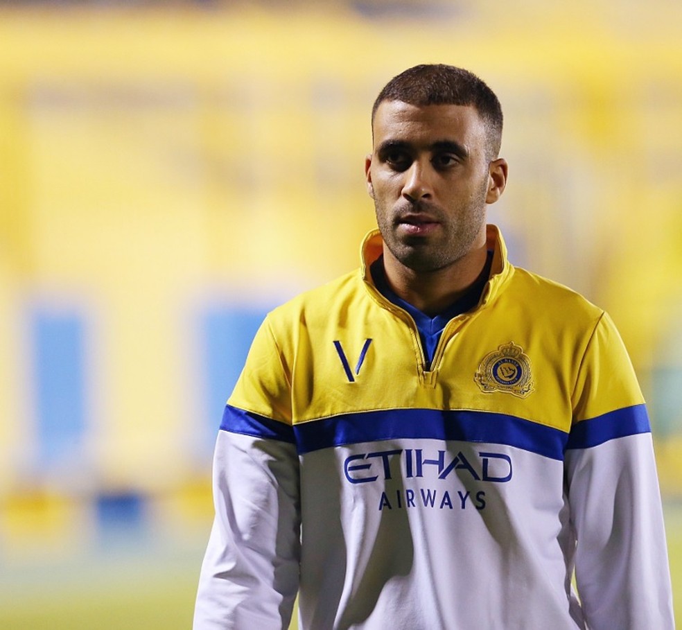 Marroquino Abderazzak Hamdallah marcou 41 gols pelo Al Nassr em 2019 — Foto: Reprodução Twitter