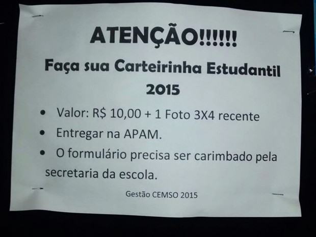 Carteira de Estudante gratuita é disponibilizada para alunos de escolas  públicas