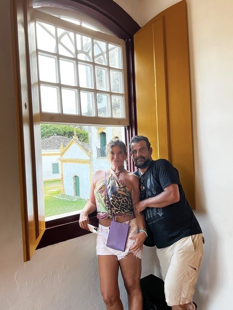 Cristiana Oliveira com o namorado (Foto: Reprodução)