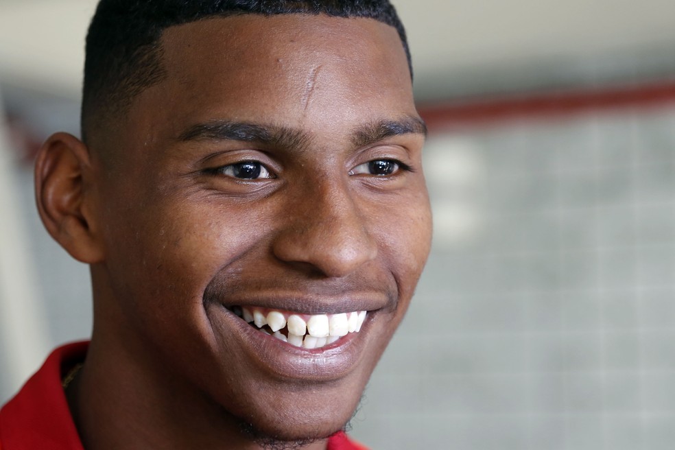 Hugo Souza, goleiro do Flamengo &mdash; Foto: Staff Image / Flamengo