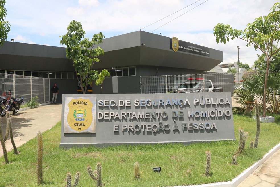 Departamento de Homicídio e Proteção à Pessoa (DHPP) em Teresina, Piauí — Foto: Lucas Marreiros/g1