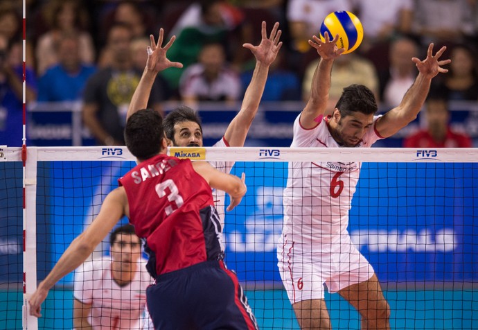 Estados Unidos x Irã, Liga Mundial de vôlei (Foto: FIVB)