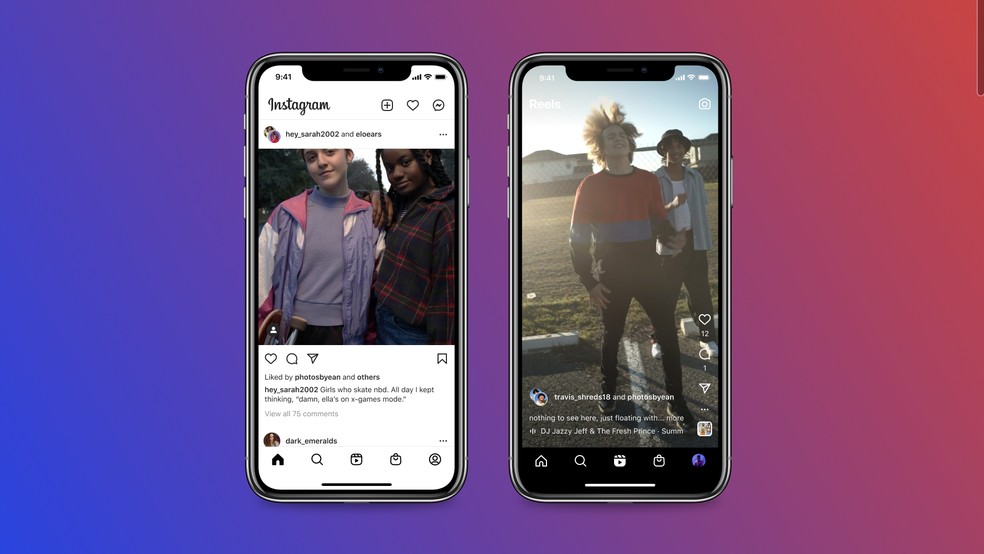 Instagram ganhará Collabs, recurso para dois usuários aparecerem como autores de publicações no feed e no Reels — Foto: Divulgação/Instagram