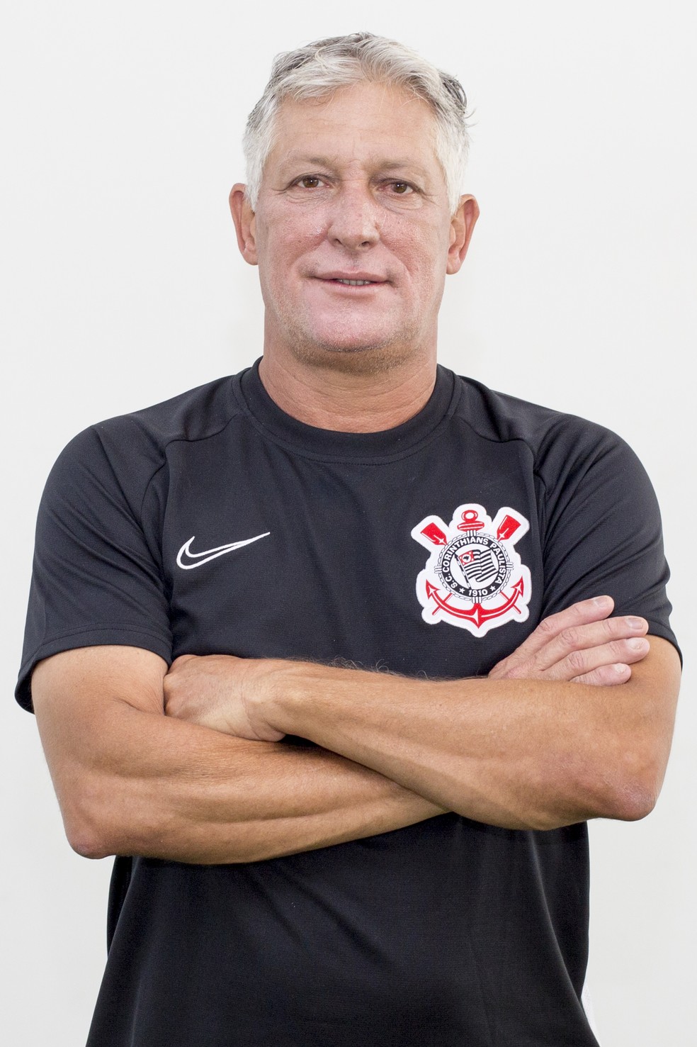 Técnico interino do sub-20, Márcio Bittencourt relata satisfação de estar no Corinthians: "Estou feliz". Foto: Rodrigo Gazzanel/Ag. Corinthians