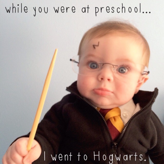 Enquanto você estava na escola, eu fui pra Hogwarts (Foto: Heather Spohr)