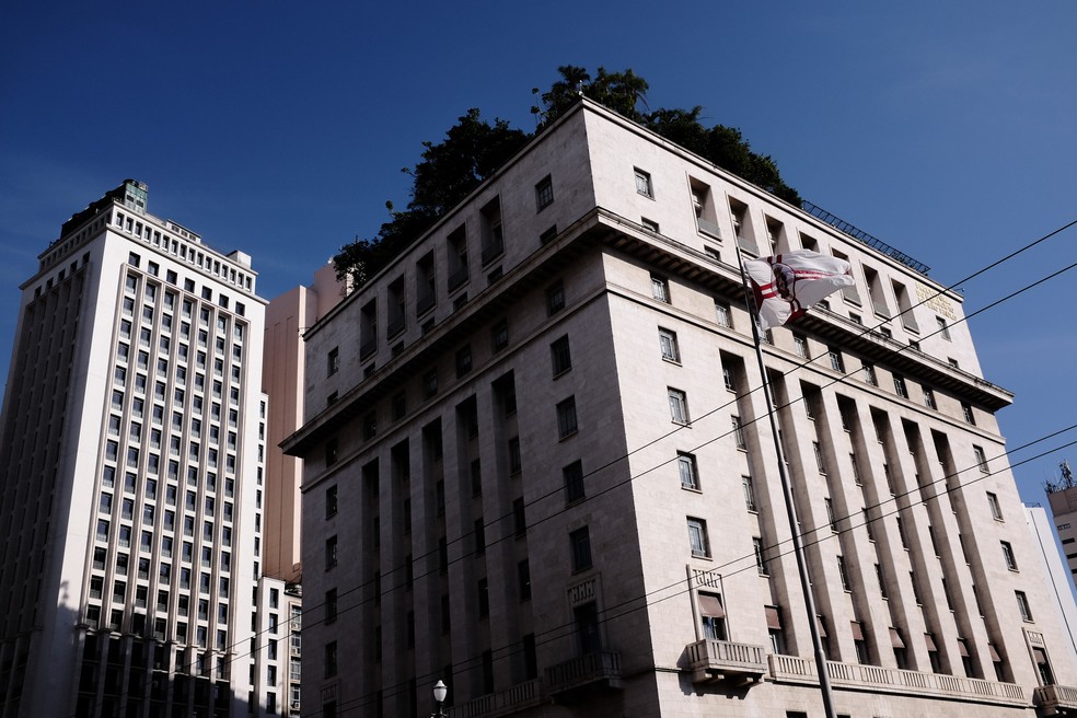  Vista do edifício Matarazzo, sede da Prefeitura de São Paulo, na região Central da cidade. — Foto: Ettore Chiereguini/AGIF/Estadão Conteúdo