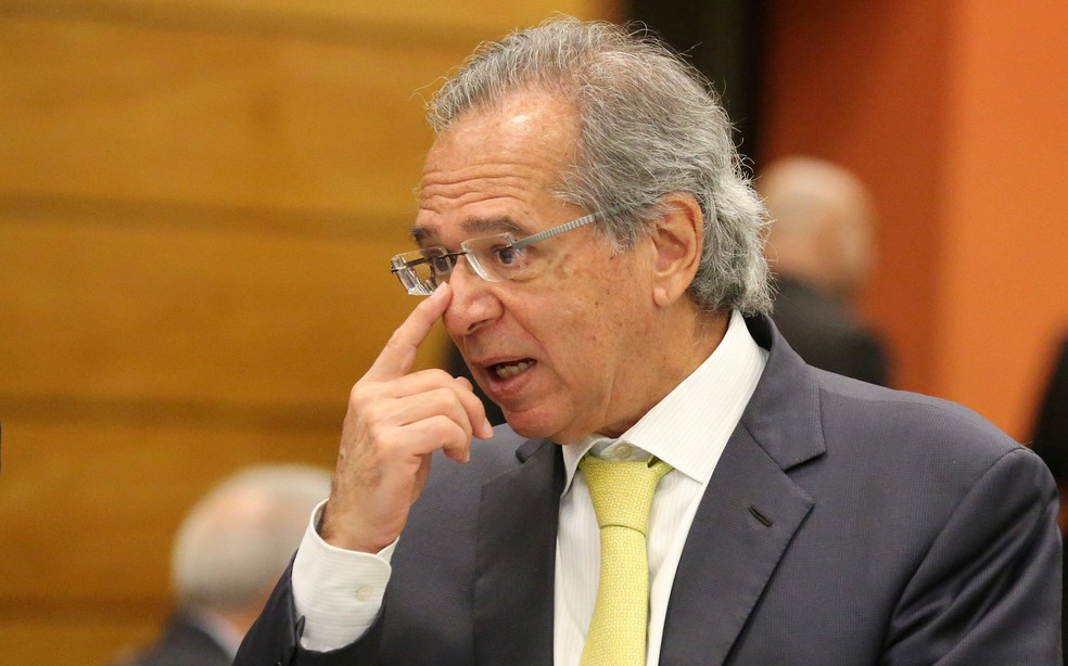 Paulo Guedes, em imagem de 6 de agosto, na sede da Federação das Indústrias do Rio de Janeiro (Firjan)  — Foto: Sergio Moraes/Reuters
