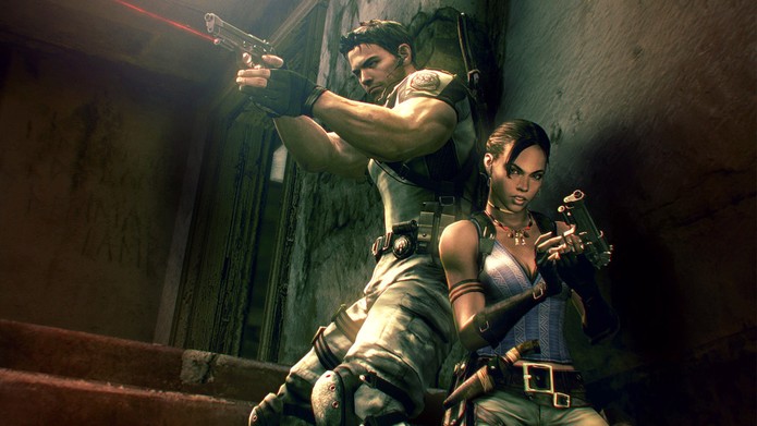 Chris e Sheva em Resident Evil 5 (Foto: Divulgação/Capcom)