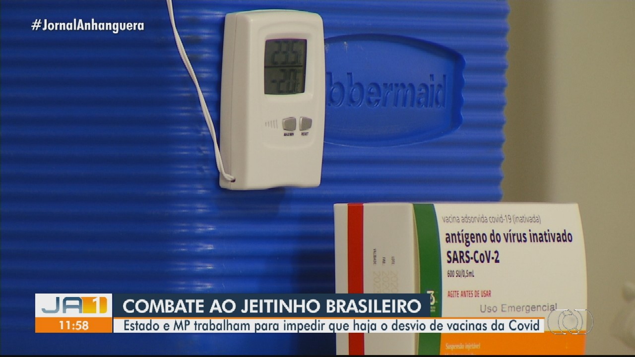 Estado e MP trabalham para impedir que haja o desvio de vacinas da Covid, em Goiás