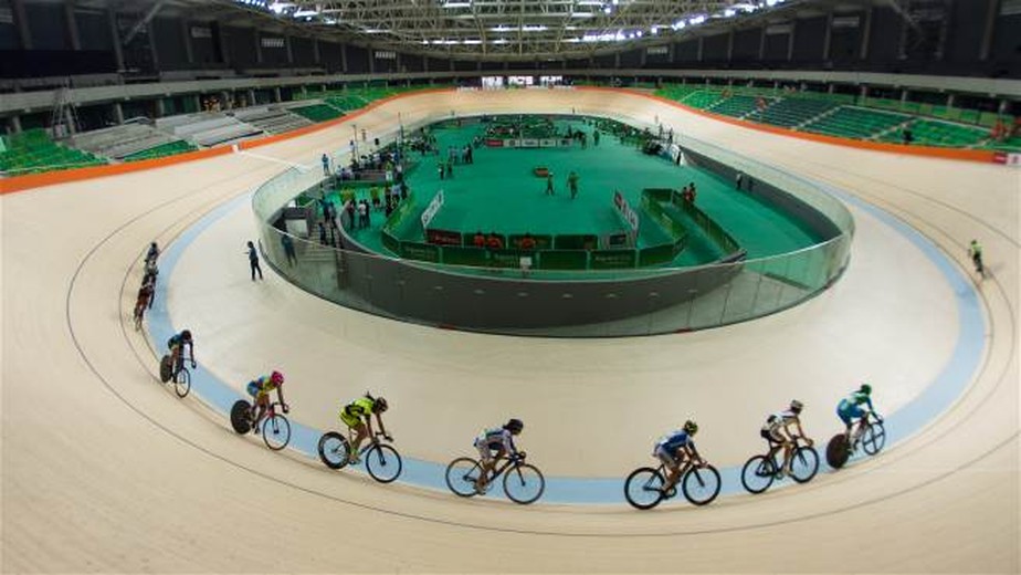 Velódromo mais rápido do mundo reabre 8 meses após a Olimpíada para  Estadual | ciclismo | ge