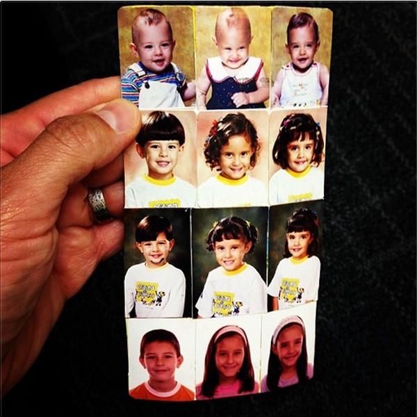 Bonner posta foto das crianças (Foto: Reprodução/Instagram)