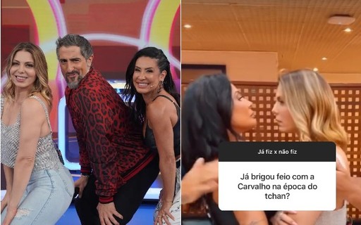 Sheila Mello revela se já brigou com Scheila Carvalho na época do É o Tchan!