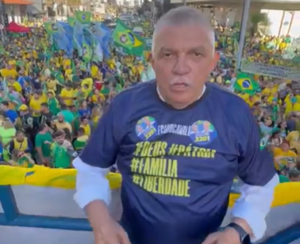 Candidato bolsonarista diz que se não ganhar eleição na urna, 'vai ganhar na bala' — Foto: Instagram/Reprodução