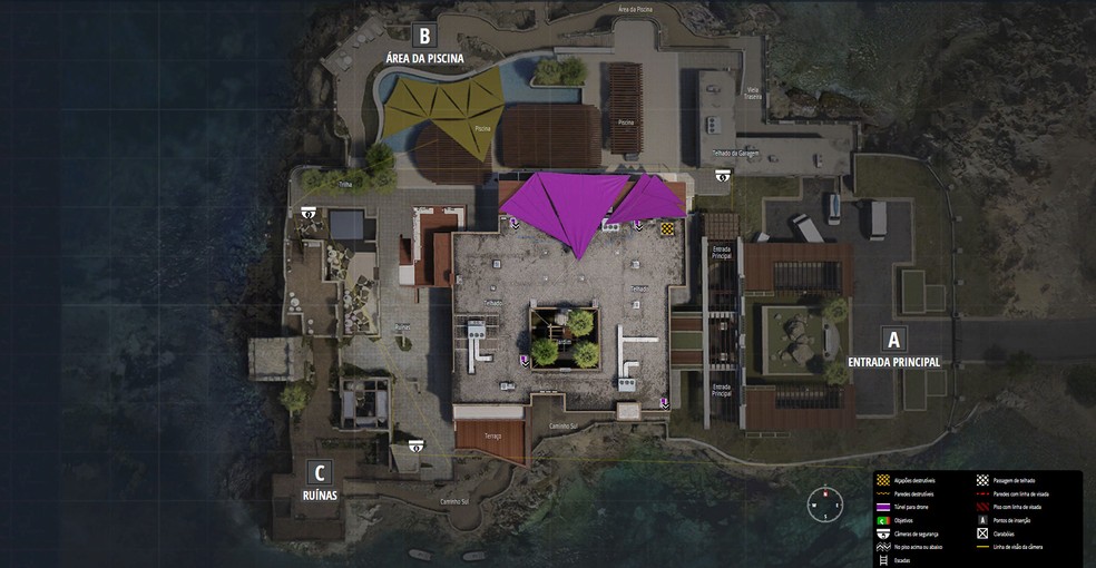 Litoral no Rainbow Six Siege: veja lugares e pontos de referencia do ...