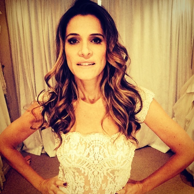 Ingrid Guimarães vestida de noiva (Foto: Instagram)