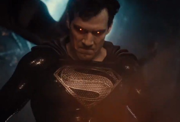 Superman de Henry Cavill usa traje preto em teaser de 'Liga da