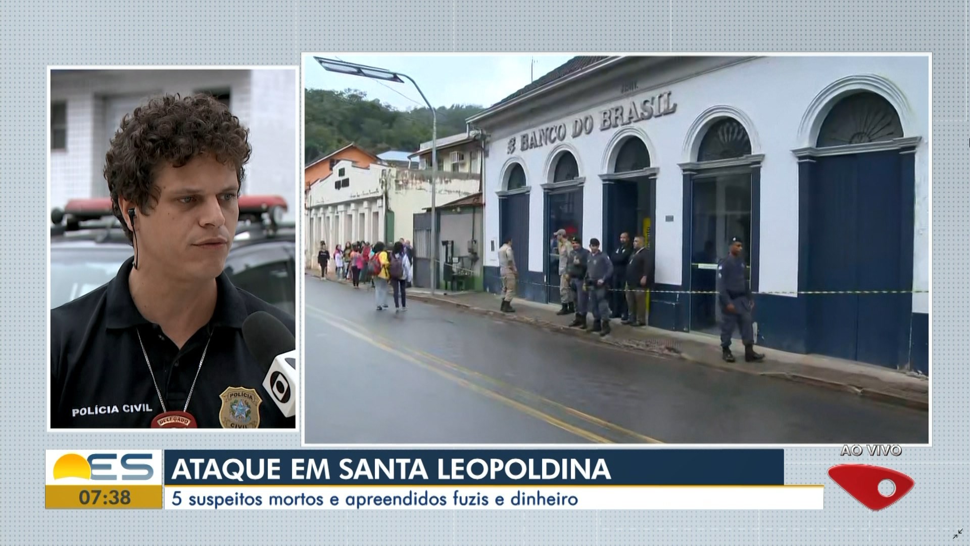 Cerco policial tenta localizar foragidos que atacaram Santa Leopoldina e explodiram bancos no ES