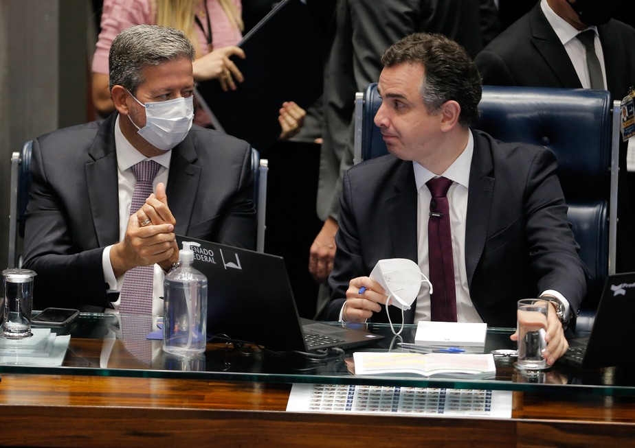 Presidentes da Câmara, Arthur Lira, e do Senado, Rodrigo Pacheco