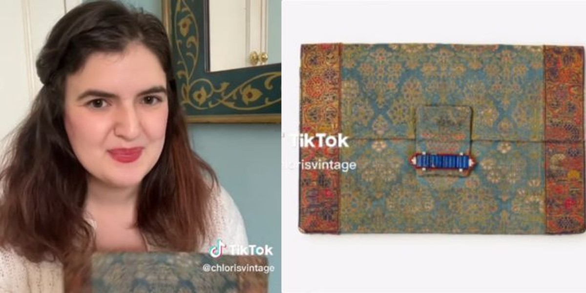 Un jeune homme achète un portefeuille des années 1920 pour 1 et le