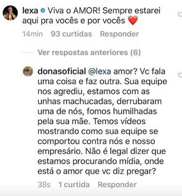 Lexa e As Donas (Foto: Reprodução/Instagram) (Foto: Reprodução/Instagram)