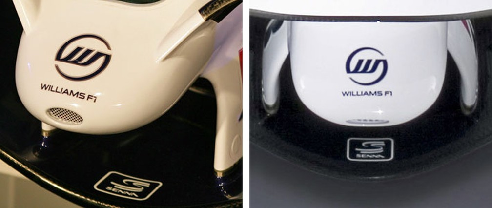 ''S do Senna" presente nos carros da Williams de 2007 e 2008 — Foto: Reprodução