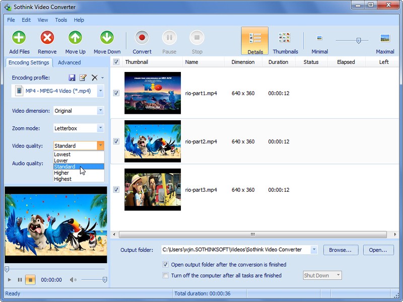 editing video with sothink video converter