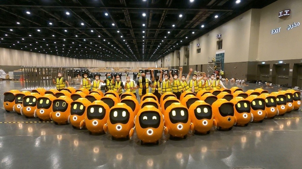 Robôs da Expo Dubai 2020 (Foto: Divulgação)