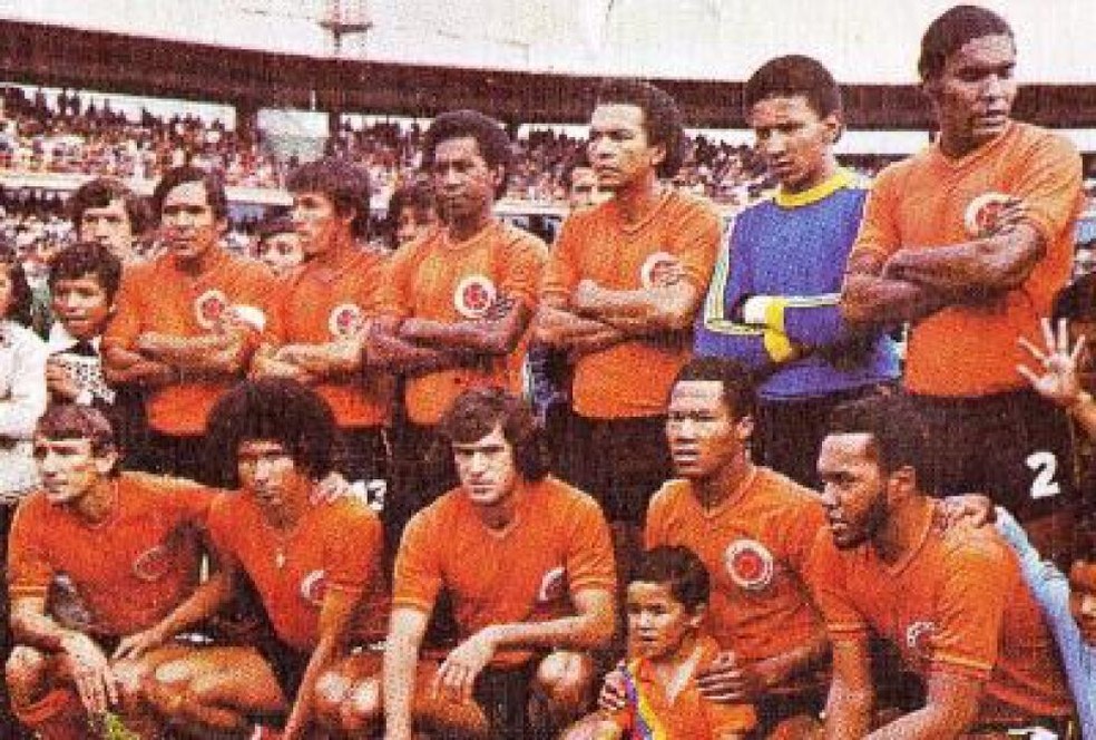 Seleção da Colômbia na Copa América de 1975 — Foto: Reprodução / AS