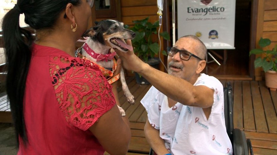 Paciente Em Recuperacao Apos Avc Se Emociona Com Visita De Cadelinha Ao Hospital No Es Espirito Santo G1