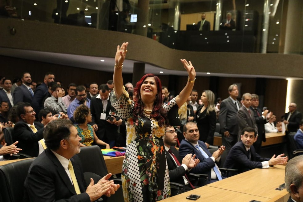 Gleide Angelo (PSB) foi a deputada estadual mais votada na história de Pernambuco, com 412.636 votos — Foto: Marlon Costa/Pernambuco Press