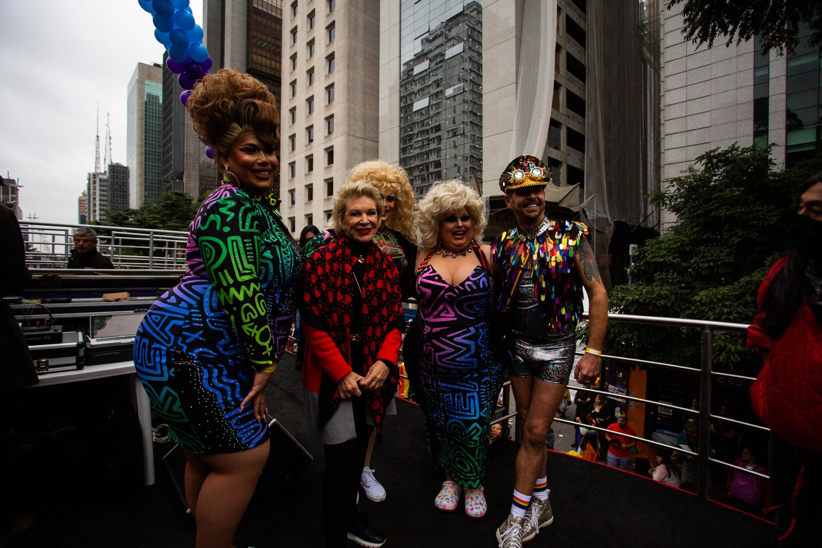 26ª edição da Parada do Orgulho LGBT+, em São Paulo — Foto:  Maria Isabel Oliveira / Agência O Globo