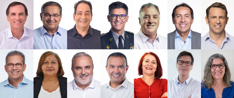 Candidatos a prefeito de Natal, mosaico — Foto: G1 RN