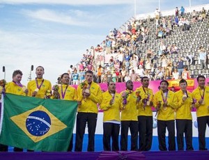 Seleção Brasileira de futebol de 5 (Foto: Márcio Rodrigues/CPB)