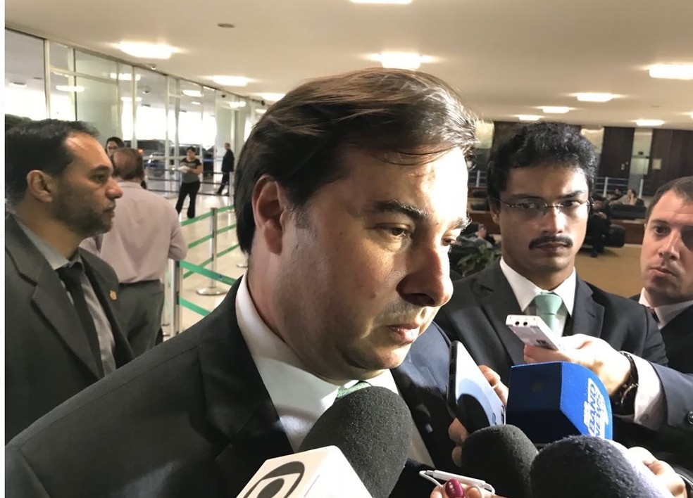 O presidente da Câmara, Rodrigo Maia (DEM-RJ) (Foto: Bernardo Caram/G1)