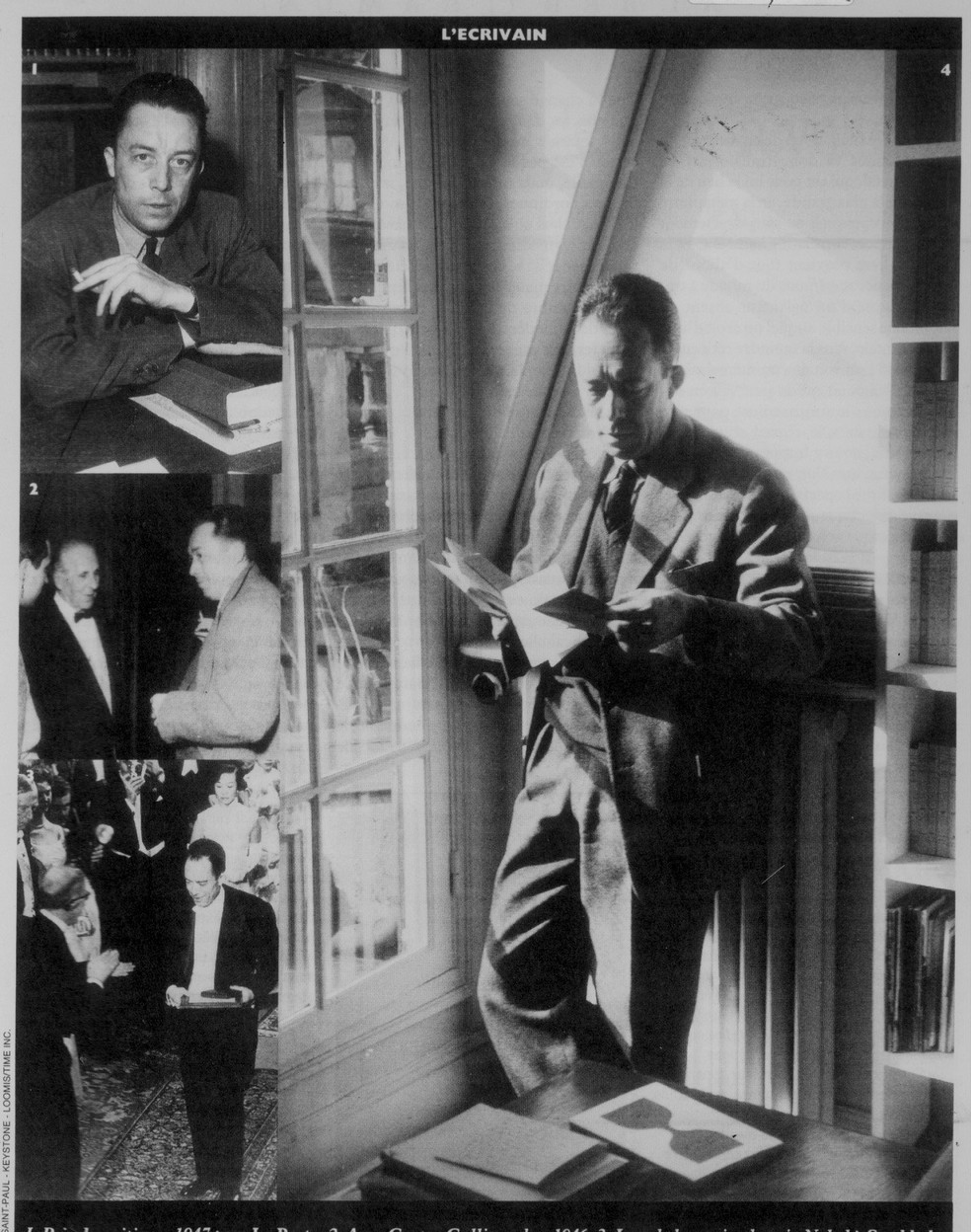 Camus lança "O estrangeiro" em 1942. — Foto: Divulgação