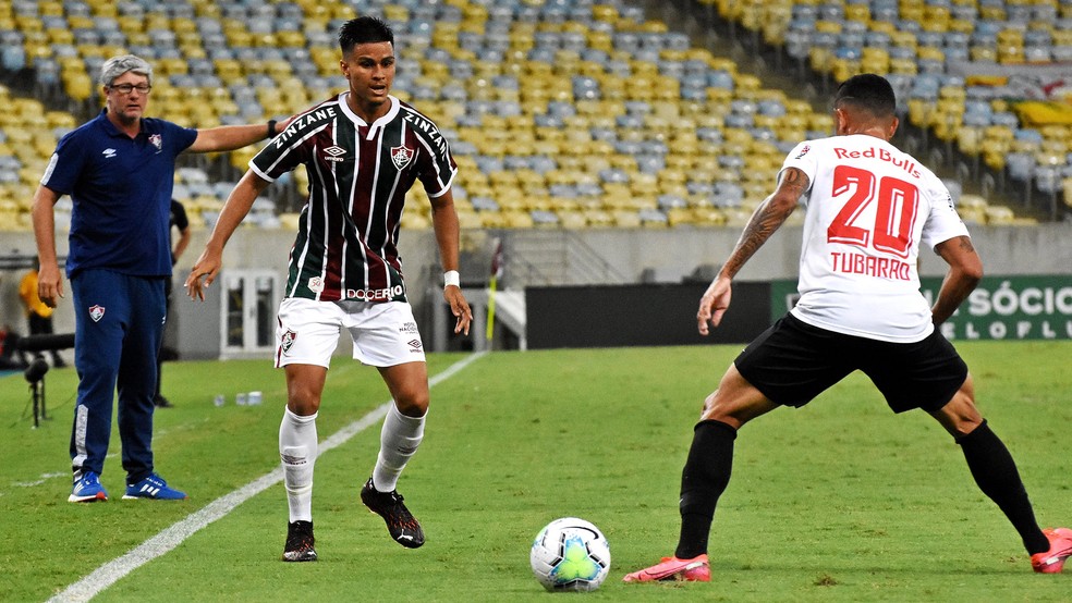 Nascimento, em Fluminense x Bragantino — Foto: Mailson Santana / FFC