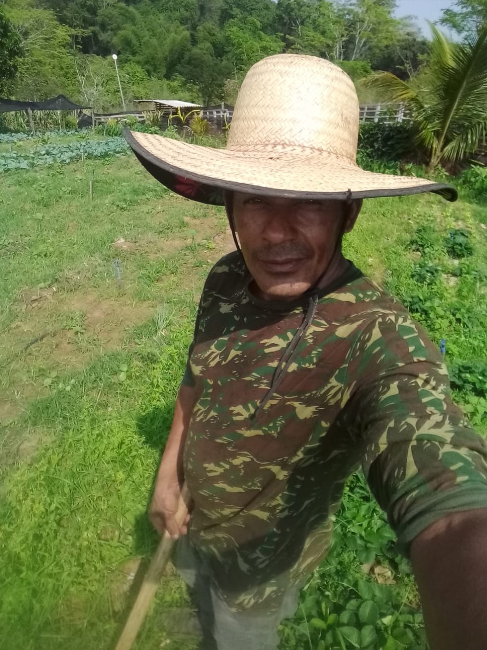 Roque Antônio dos Santos começou a divulgar a sua produção nas redes sociais este ano — Foto: Arquivo pessoal