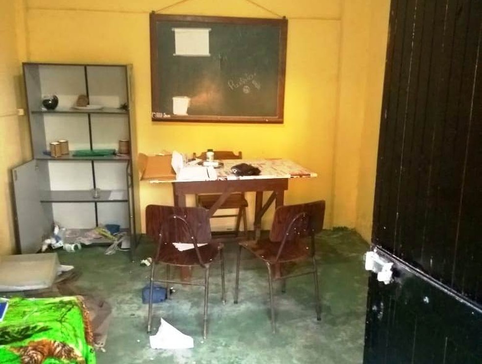 Clínica de reabilitação foi fechada pela polícia em Itariri, SP (Foto: Divulgação/Polícia Civil)