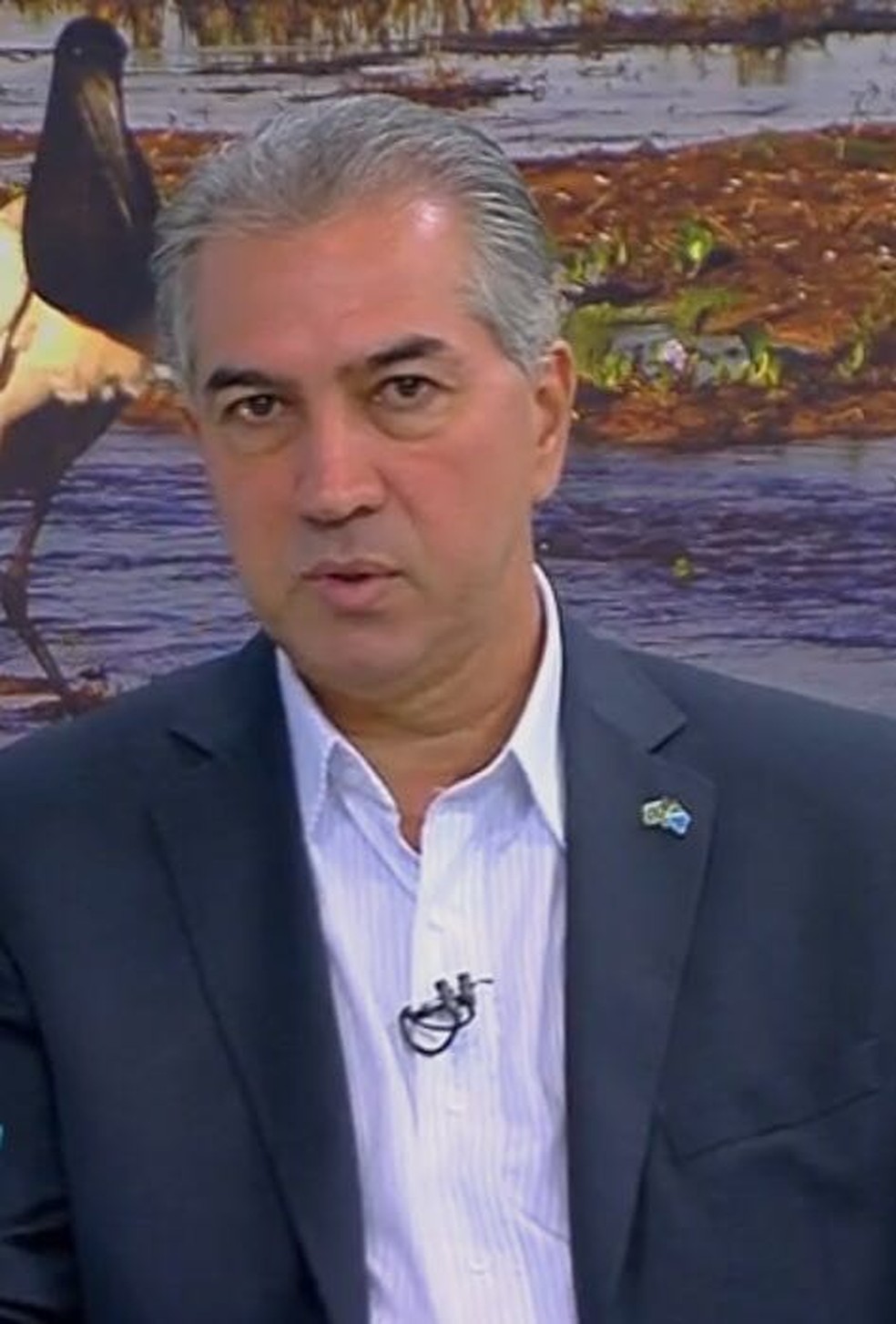 Reinaldo Azambuja, candidato do PSDB ao governo de MS (Foto: TV Morena )