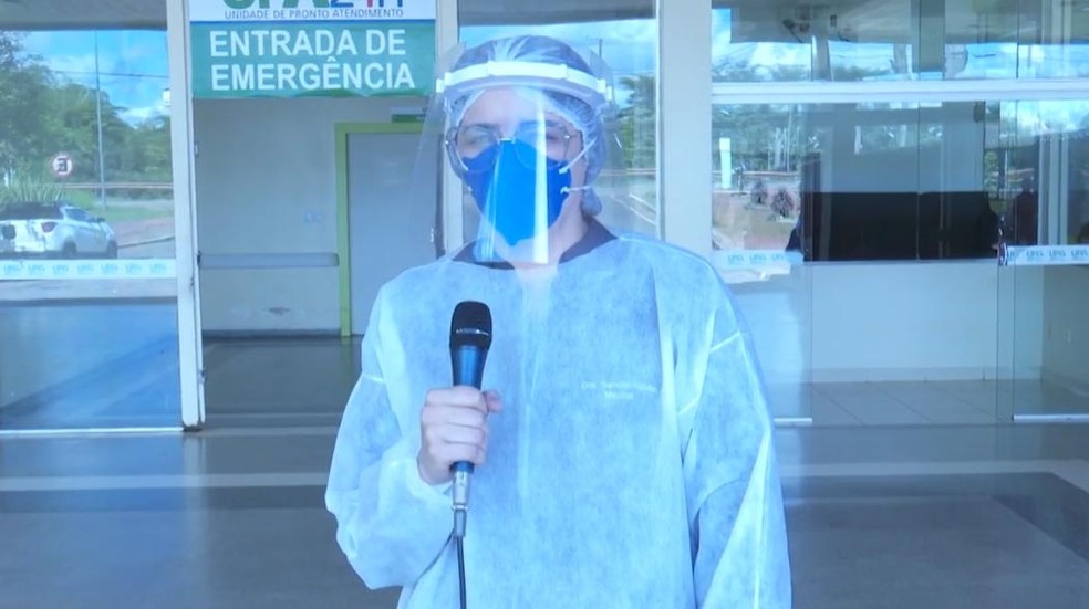‘A gente tem que escolher quem vai entubar’, diz médica sobre falta de respiradores em hospitais no AC — Foto: Reprodução/ Rede Amazônica Acre 