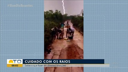 Defesa Civil fala sobre como se proteger em tempestade com raios