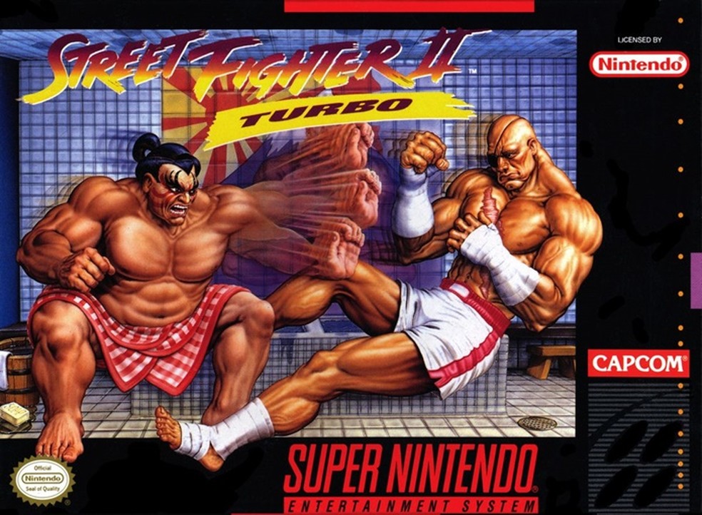  Street Fighter II foi um dos jogos mais vendidos de Super Nintendo — Foto: Divulgação/ Capcom