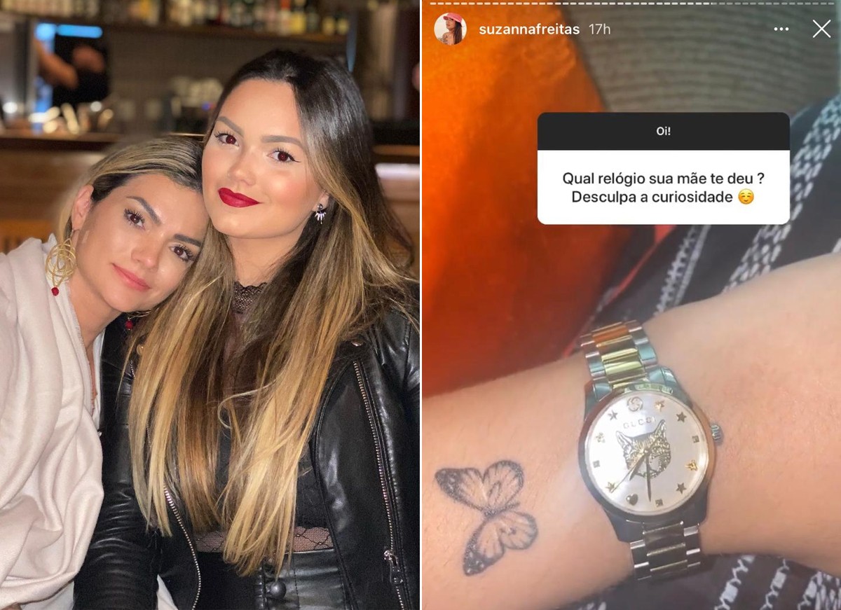 Suzanna Freitas mostra relógio de R$ 6,1 mil que ganhou de Kelly Key (Foto: Reprodução / Instagram )