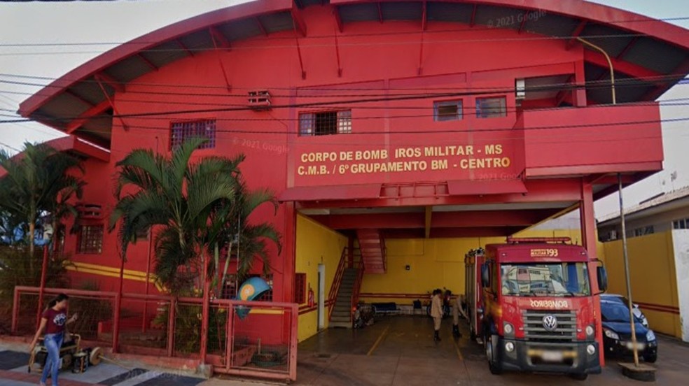 Quartel do Corpo de Bombeiros em Campo Grande. — Foto: Reprodução/GoogleMaps