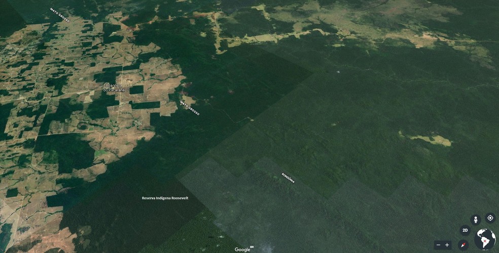 Mapa mostra localidade do distrito de Boa Vista do Pacarana, região onde caminhão-tanque pegou fogo.  — Foto: Reprodução/Google Earth
