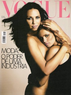 Janeiro 2003: Luiza & Yasmin Brunet fotografadas por Luiz Garrido