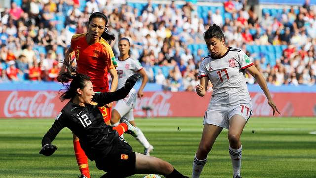 China x Espanha, Copa do Mundo Feminina