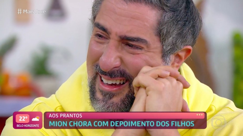 Marcos Mion no programa Mais Você (Foto: Reprodução/TV Globo)