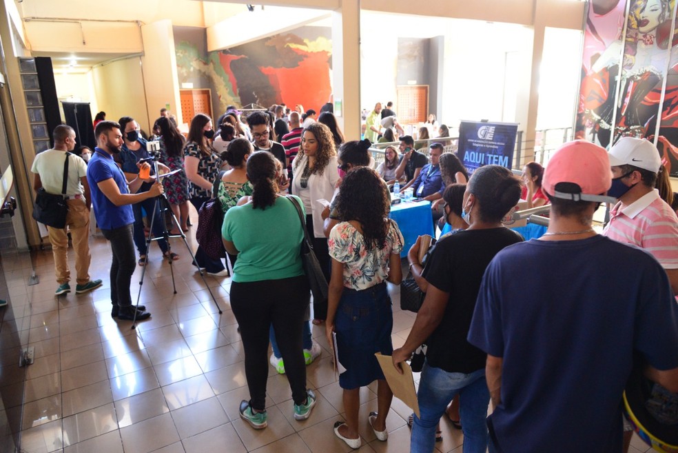 Segunda edição do Gera Bauru leva mais de 7 mil pessoas em busca de emprego — Foto: Joabe Guaranha/Prefeitura de Bauru