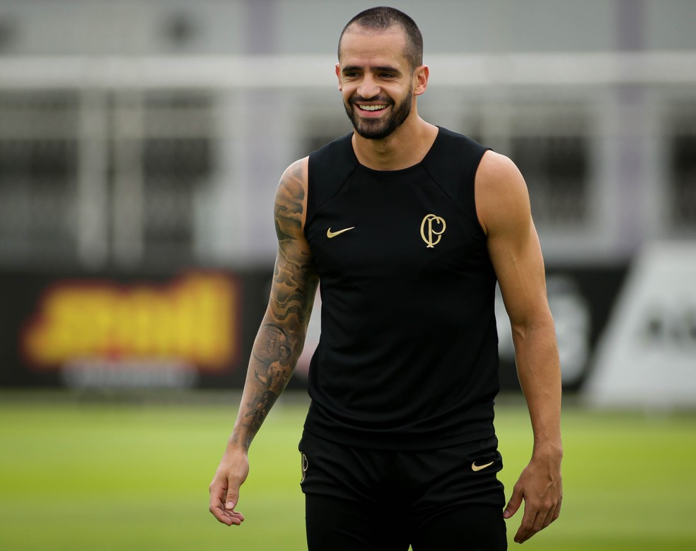 Renato Augusto em treino do Corinthians — Foto: Rodrigo Coca/Agência Corinthians